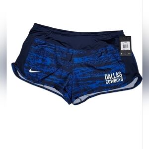 Nike Dallas Cowboys Dri-Fit Athletic Shorts Blue Women’s Size XL